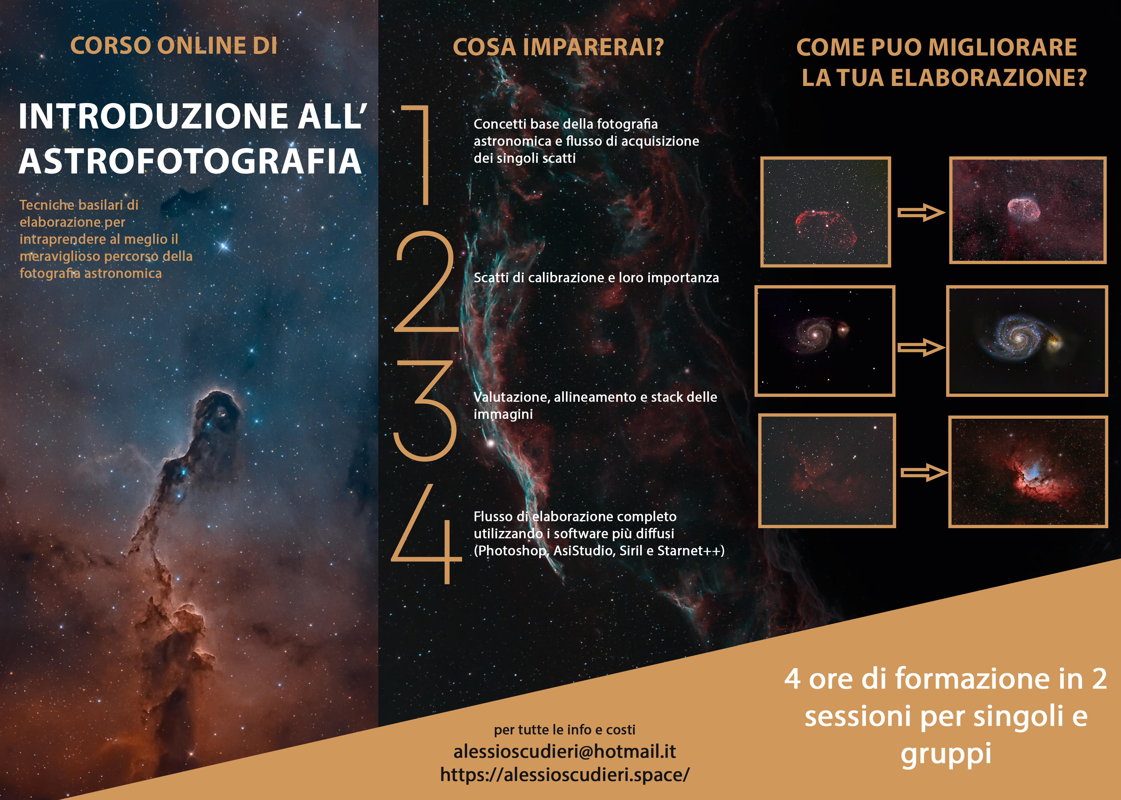Brochure lezioni di astrofotografia